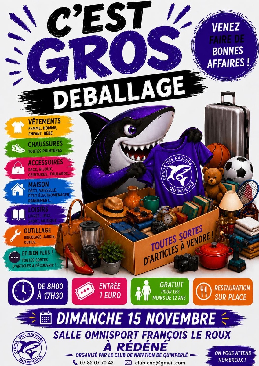 Le CNQ organise son gros déballage le 15 novembre à Rédéné