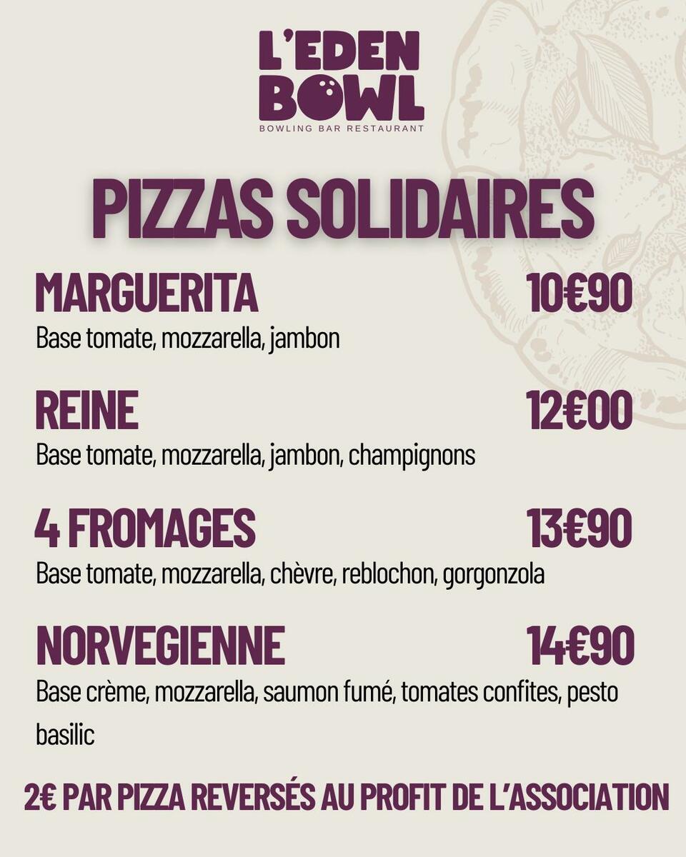 Opération pizzas le vendredi 30/10 (fin du stage de Toussaint)