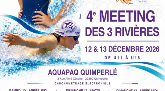 Vous l'attendiez avec impatience : le programme du 4ème Meeting des 3 Rivières les 12 et 13 décembre !